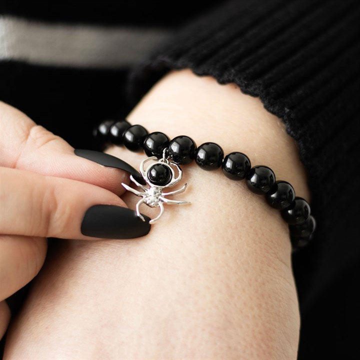 Black Obsidian 'Spider' Bracelet