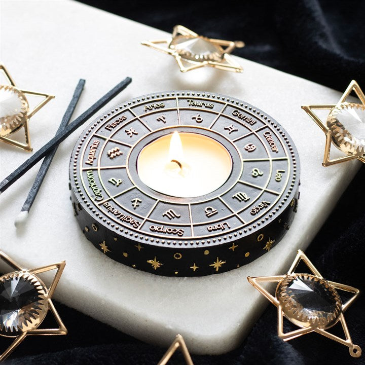 'Astrology Wheel' Tealight Holder
