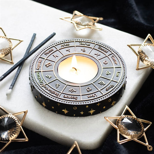 'Astrology Wheel' Tealight Holder
