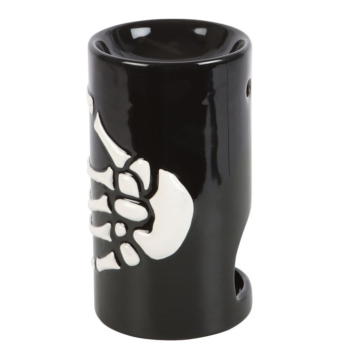 Skeleton Hand Wax Melter I Oil Burner