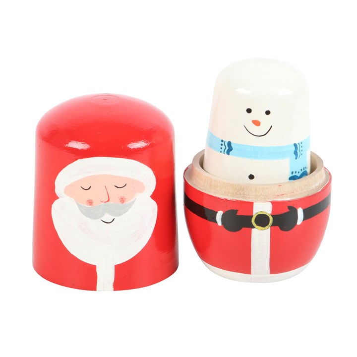 Stacking Christmas Characters Ornament - Set of 5