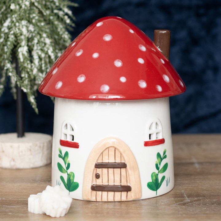 Large Mushroom House Wax Melter I Oil Burner