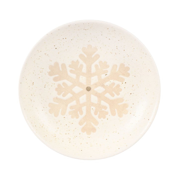 Snowflake Incense Dish for Sticks + Cones