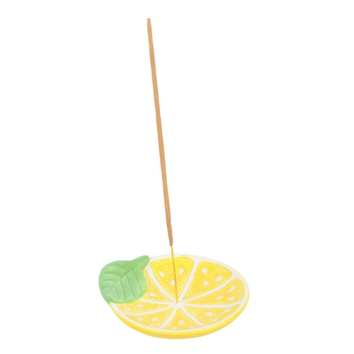 Lemon Slice Incense Dish for Sticks + Cones