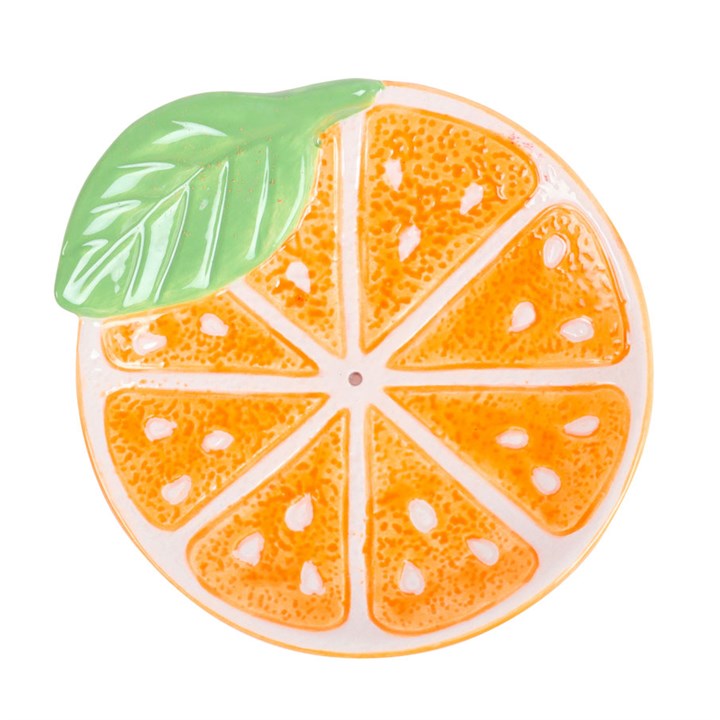 'Orange Slice' Incense Dish for Sticks + Cones