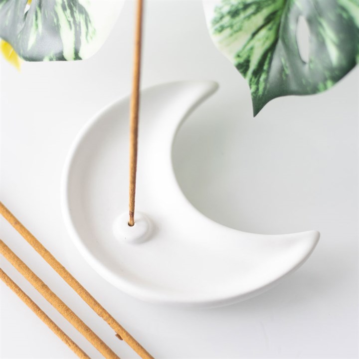 Crescent Moon Incense Stick Holder