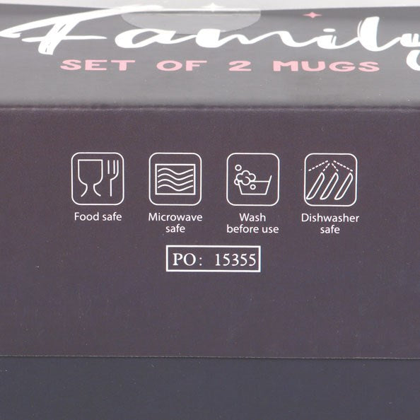 'Big Boo + Little Boo' Family Mug Set