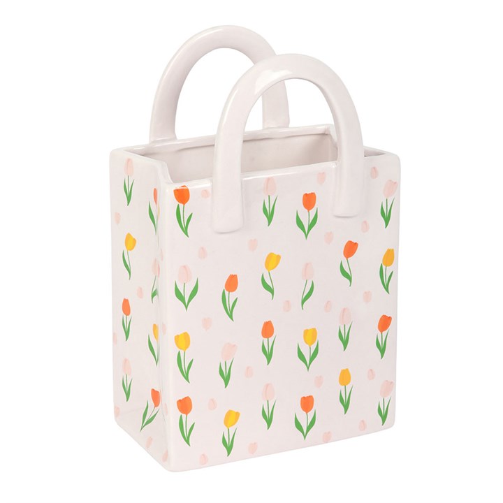 Tulip Bag Ceramic Flower Vase