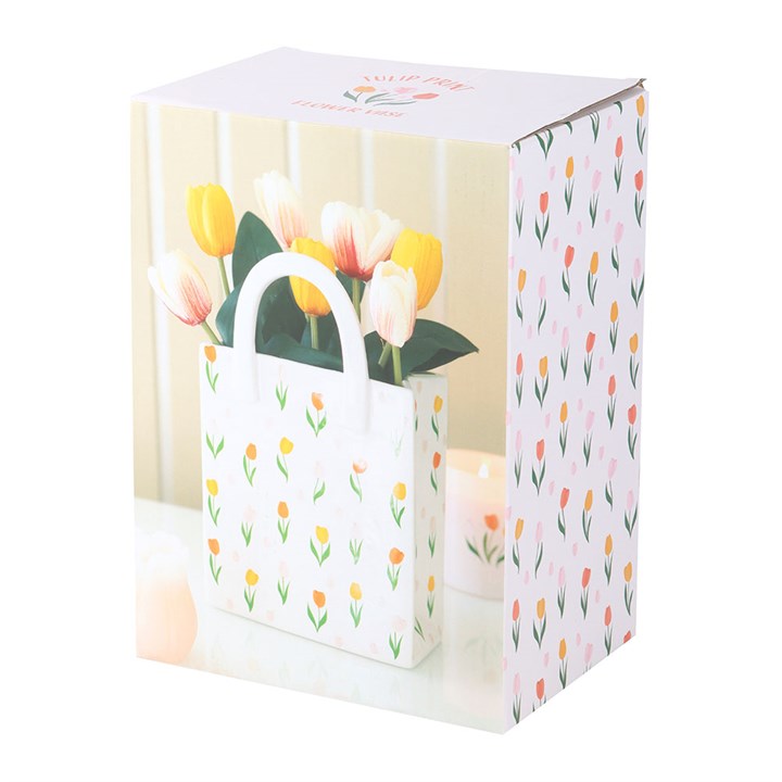 Tulip Bag Ceramic Flower Vase