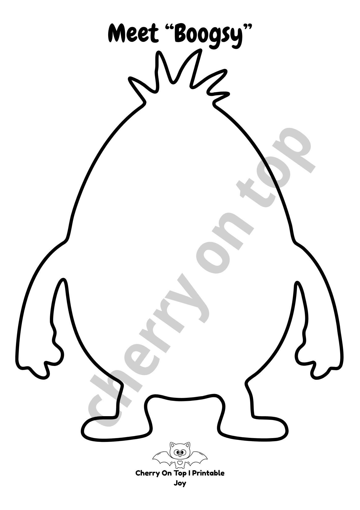 Build-A-Monster: Halloween Craft Activity Pack I Instant Download
