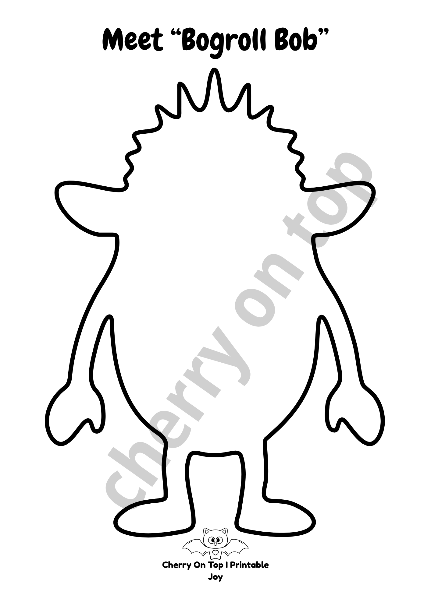 Build-A-Monster: Halloween Craft Activity Pack I Instant Download
