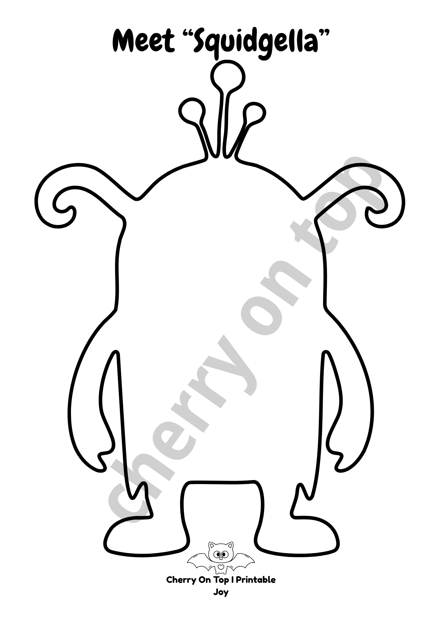Build-A-Monster: Halloween Craft Activity Pack I Instant Download