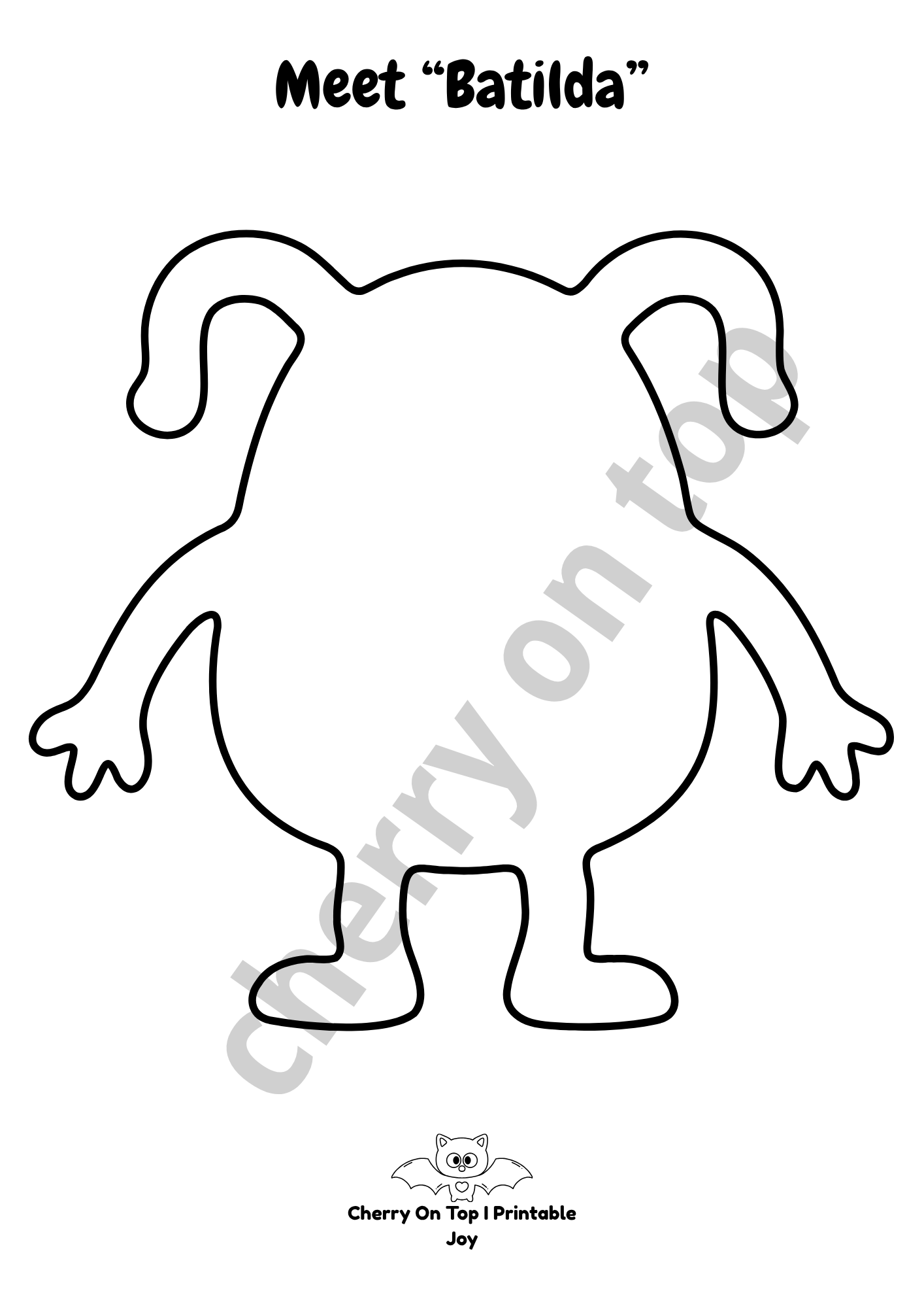Build-A-Monster: Halloween Craft Activity Pack I Instant Download