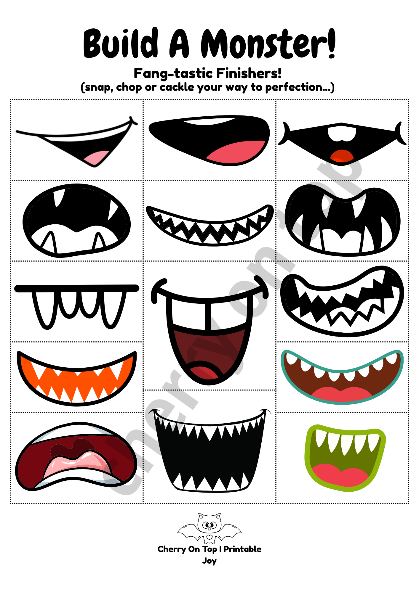 Halloween MEGA Pack: Activities & Games for 5-12 years PLUS Build-A-Monster Craft I Instant Download