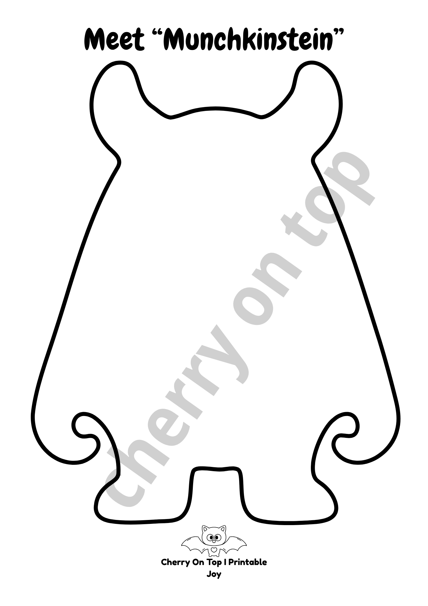 Build-A-Monster: Halloween Craft Activity Pack I Instant Download