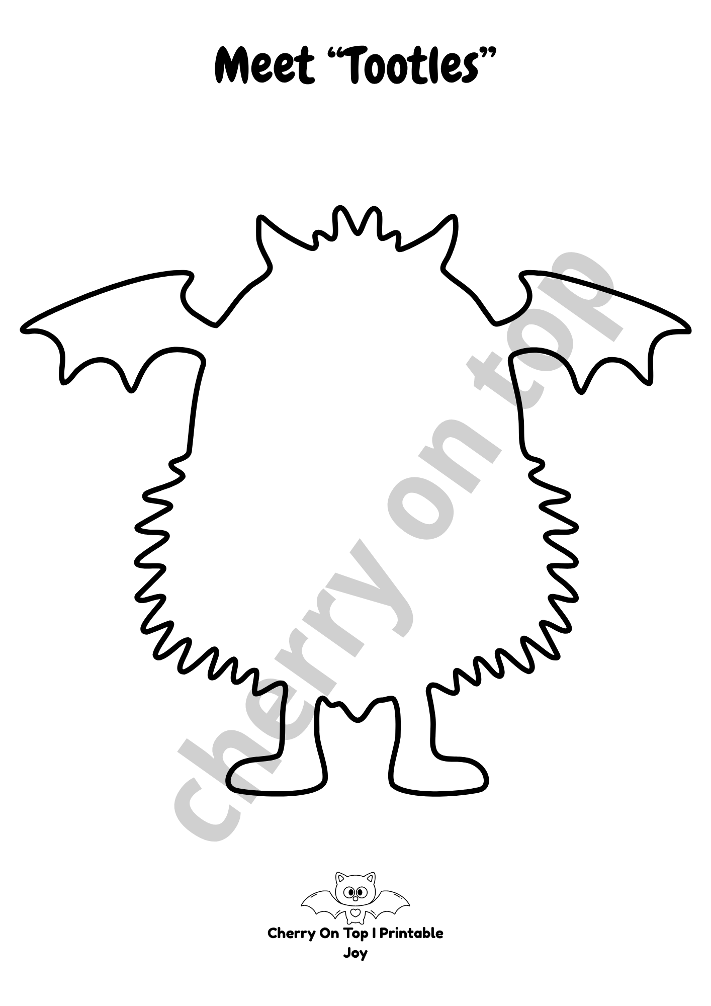 Build-A-Monster: Halloween Craft Activity Pack I Instant Download