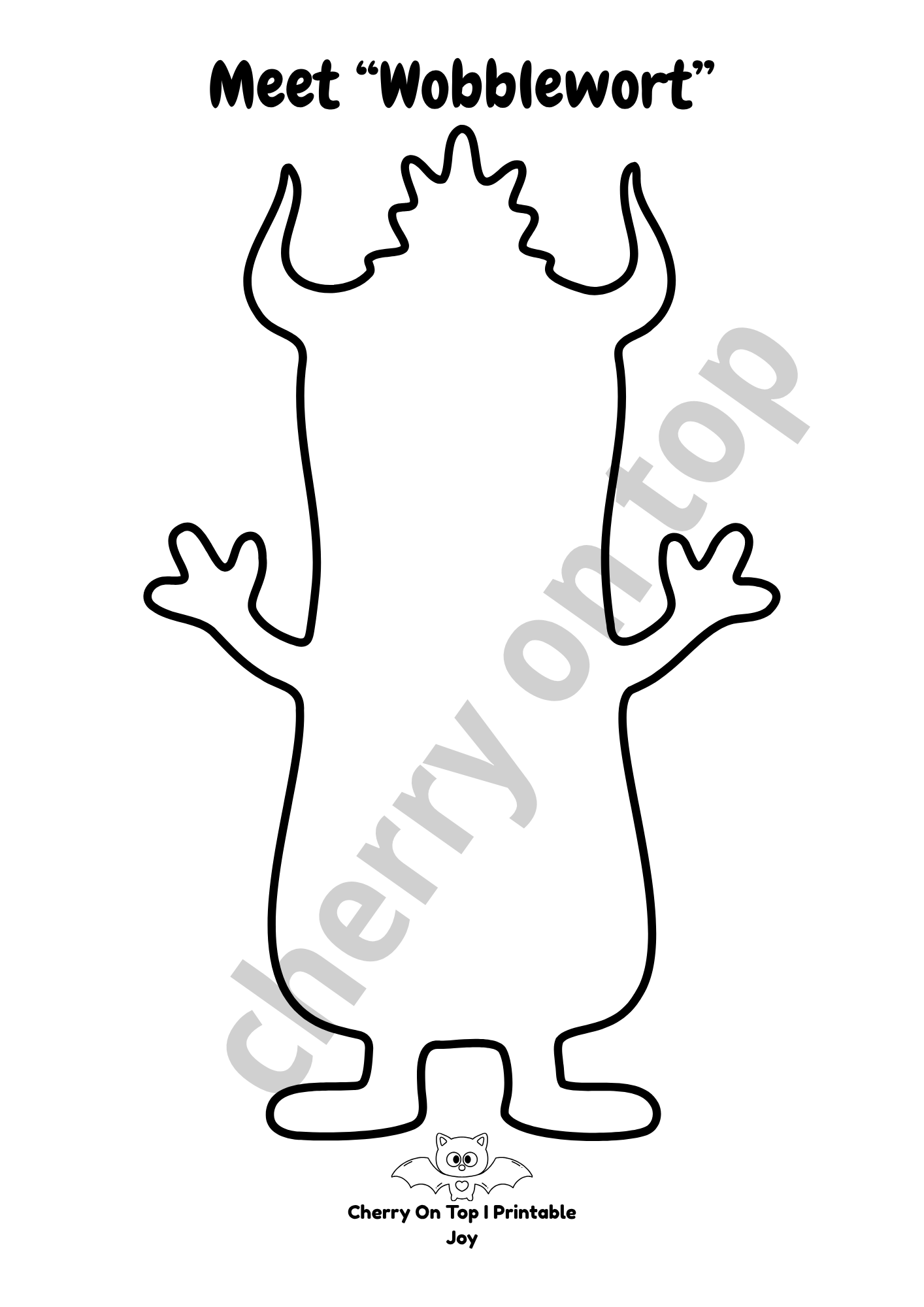 Build-A-Monster: Halloween Craft Activity Pack I Instant Download