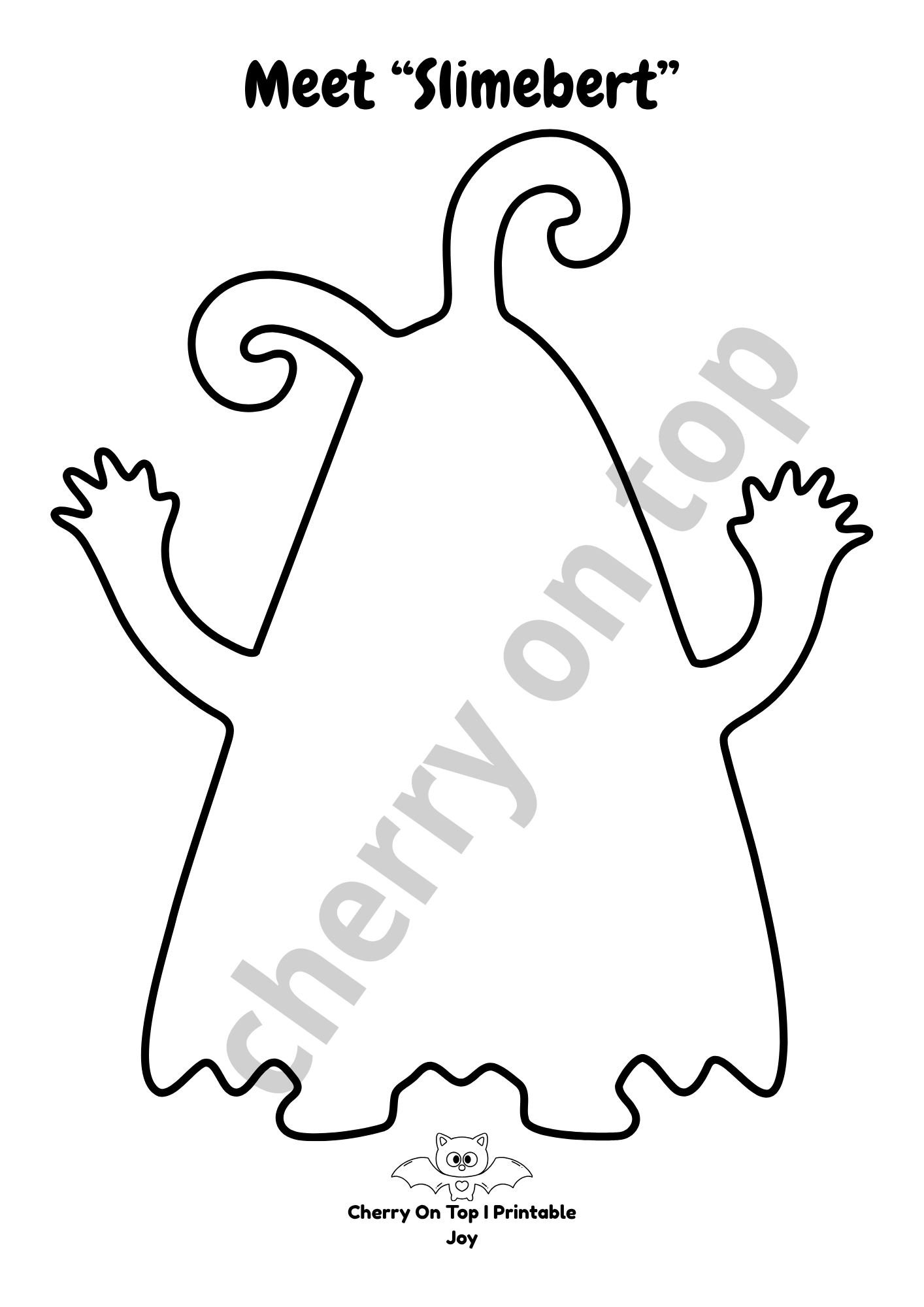 Build-A-Monster: Halloween Craft Activity Pack I Instant Download
