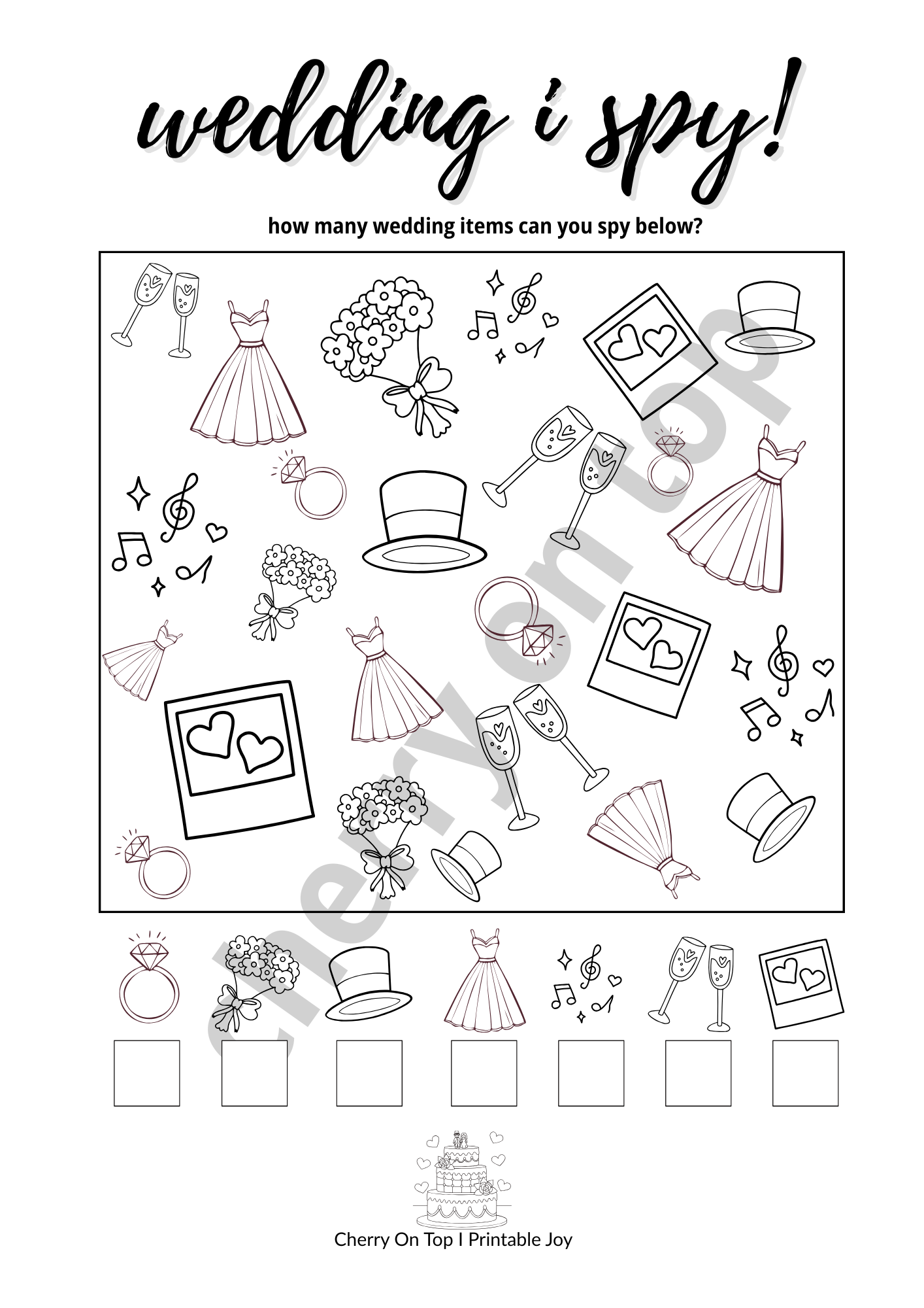 Wedding Game Bundle: All Grown Up Games & Kids Activity Pack I Instant Download
