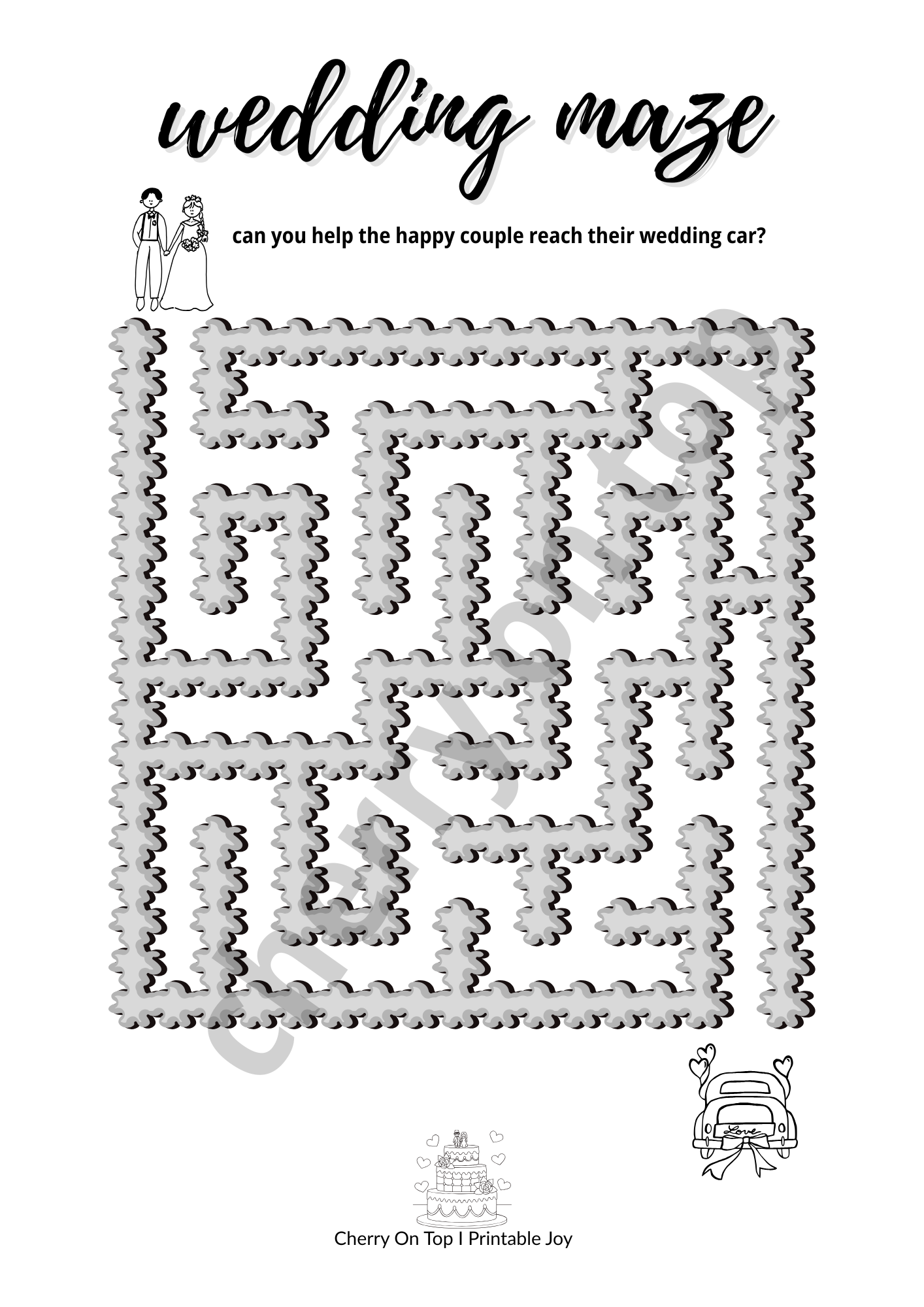 Wedding Bundle - Kids Activity Pack I Instant Download