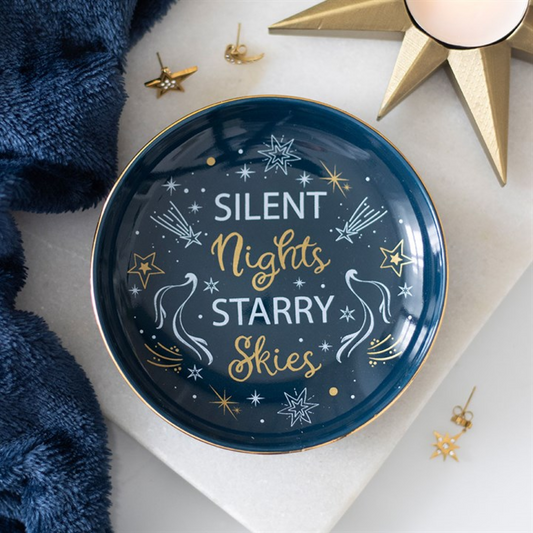 'Silent Nights Starry Skies' Trinket Dish