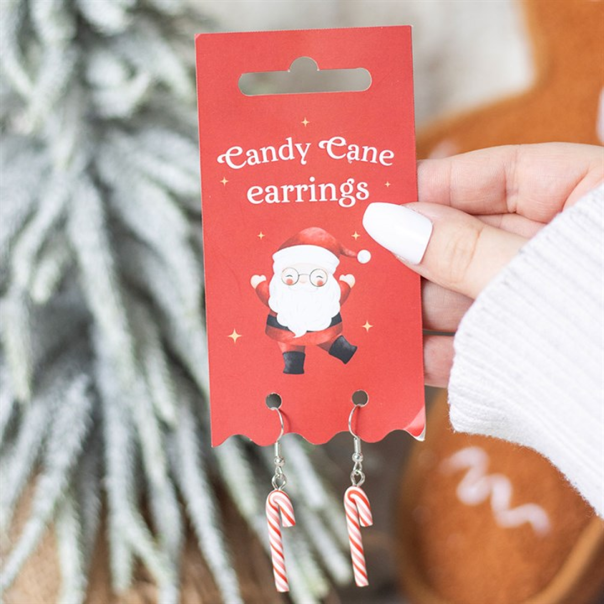 'Candy Cane' Dangly Earrings