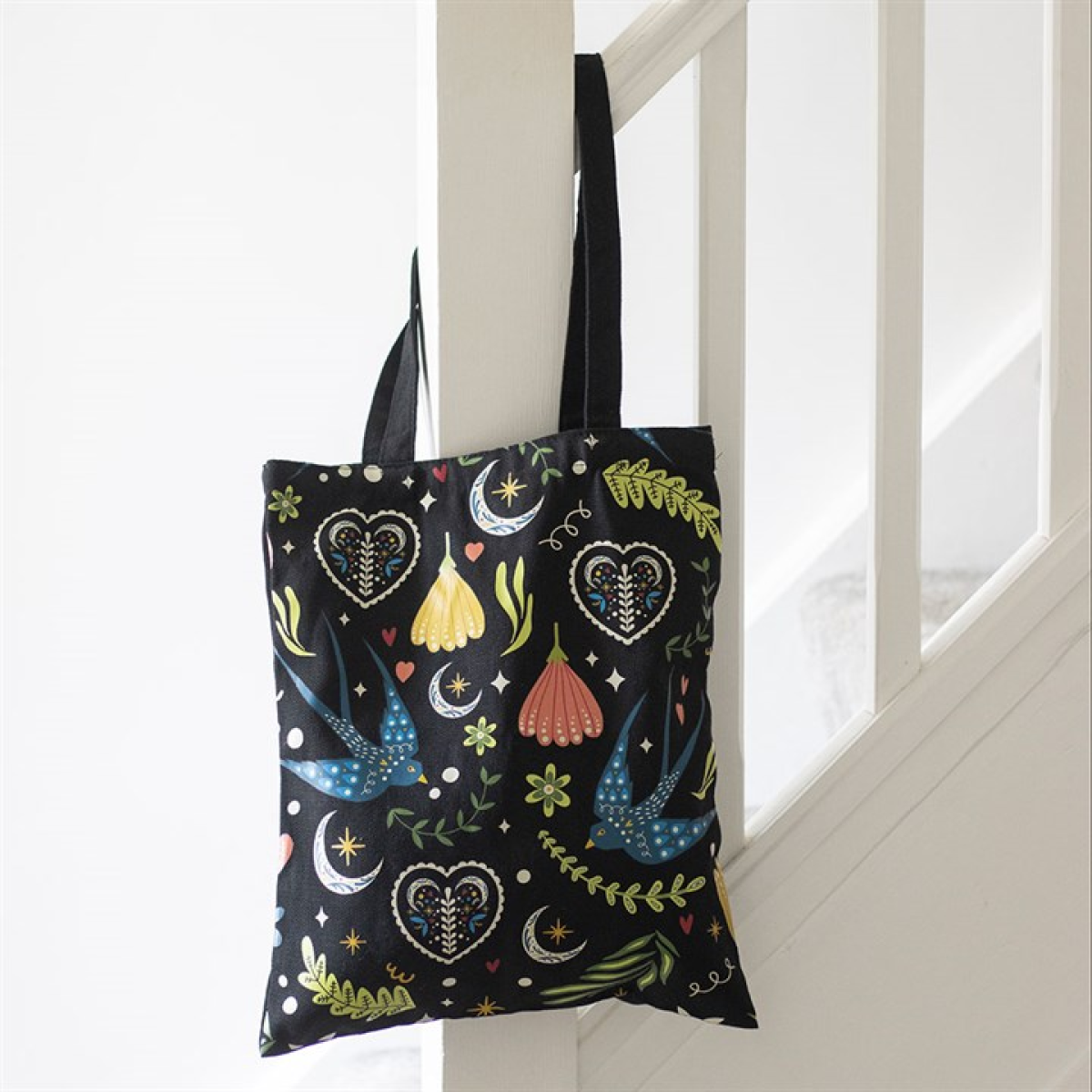 'Midnight Bloom' Tote Bag