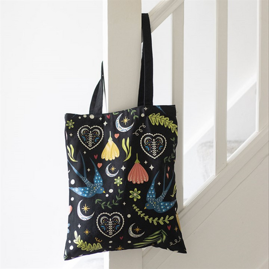 'Midnight Bloom' Tote Bag