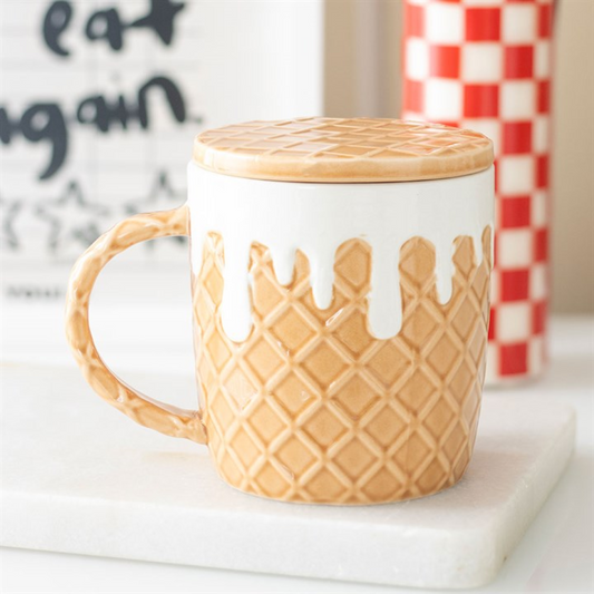 'Waffle' Mug and Coaster Set