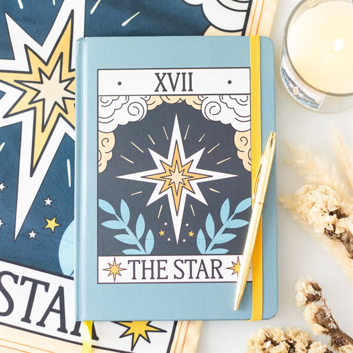 'The Star' Vintage Tarot A5 Notebook