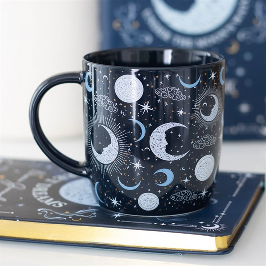 'Blue Moon' Print Mug