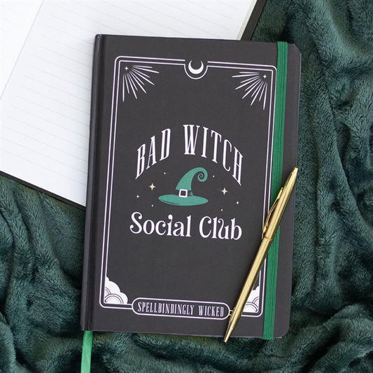 Wicked-Inspired 'Bad Witch Social Club' A5 Notebook