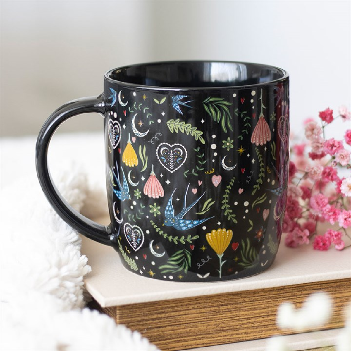'Midnight Bloom' Print Mug