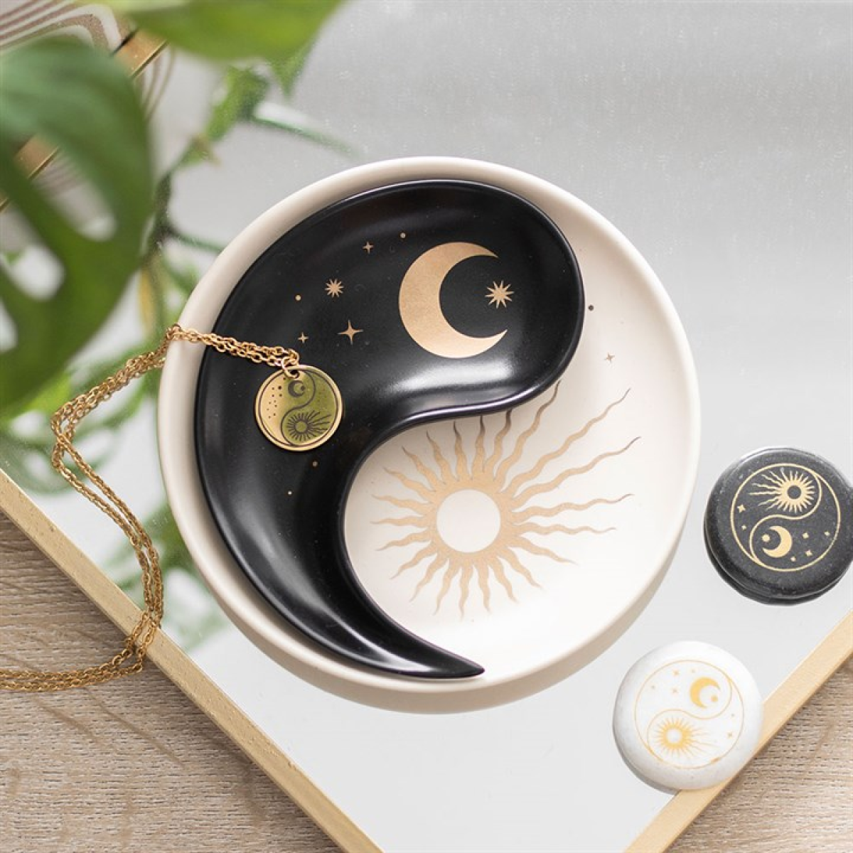 'Yin Yang' Trinket Dish ~ Stacking Design