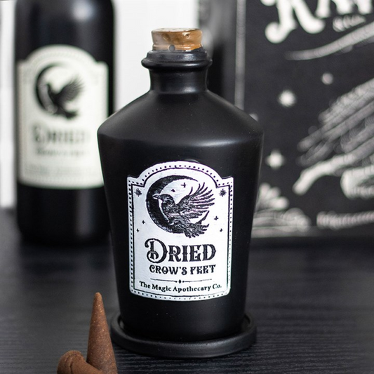 'Dried Crow's Feet' Bottle Incense Cone Burner