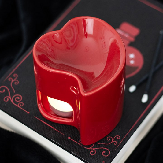 Red Heart Wax Melter I Oil Burner