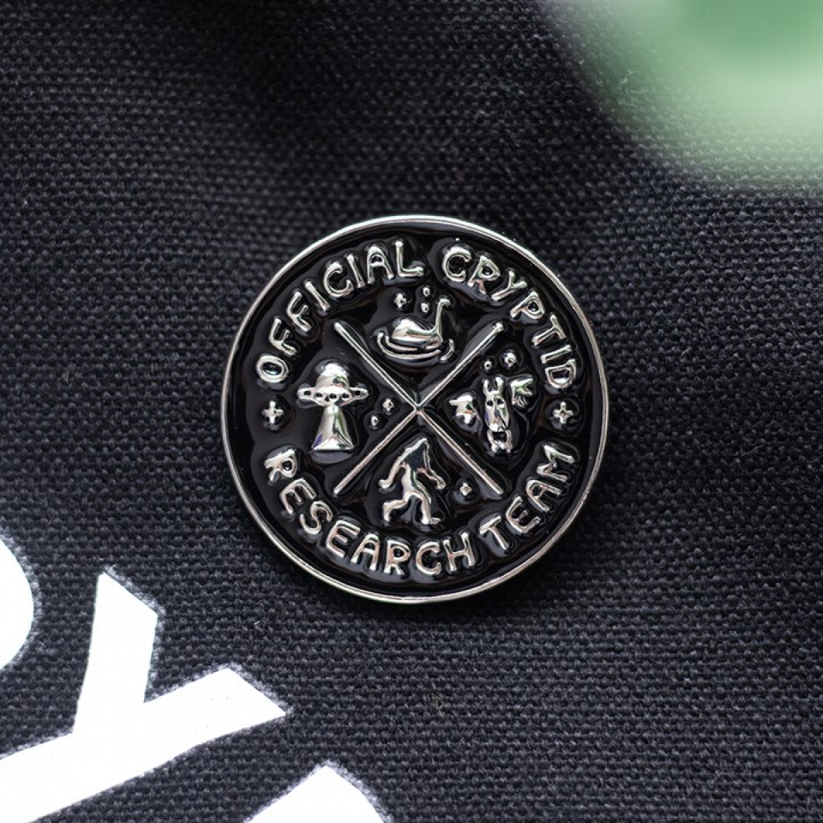 Cryptid Research Team Enamel Pin