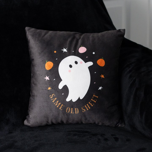 'Same Old Sheet' Ghost Cushion