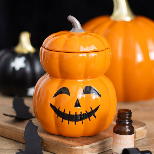 Stacked Pumpkin Wax Melter I Oil Burner