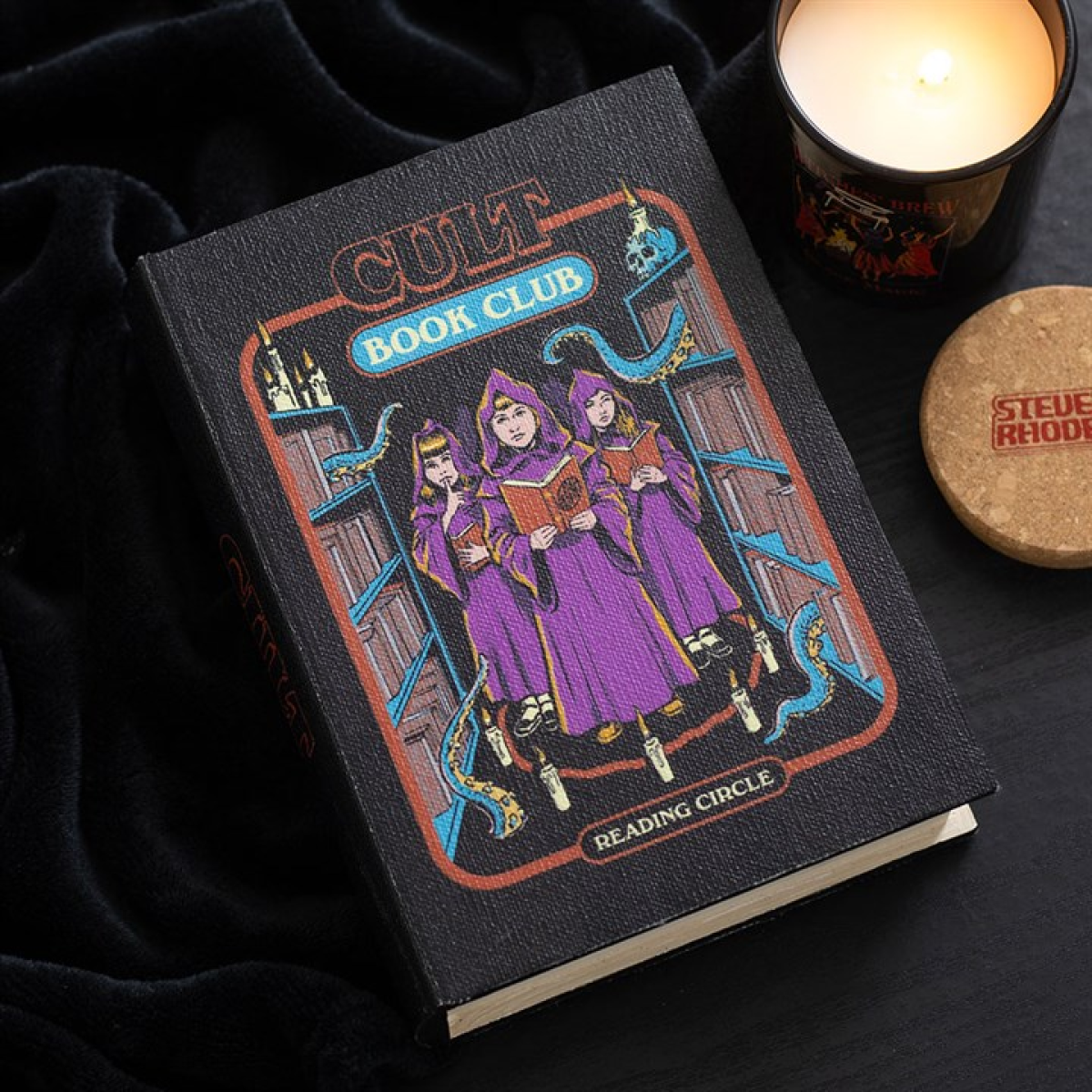 'Cult Book Club' Book Shaped Storage Box ~ Steven Rhodes