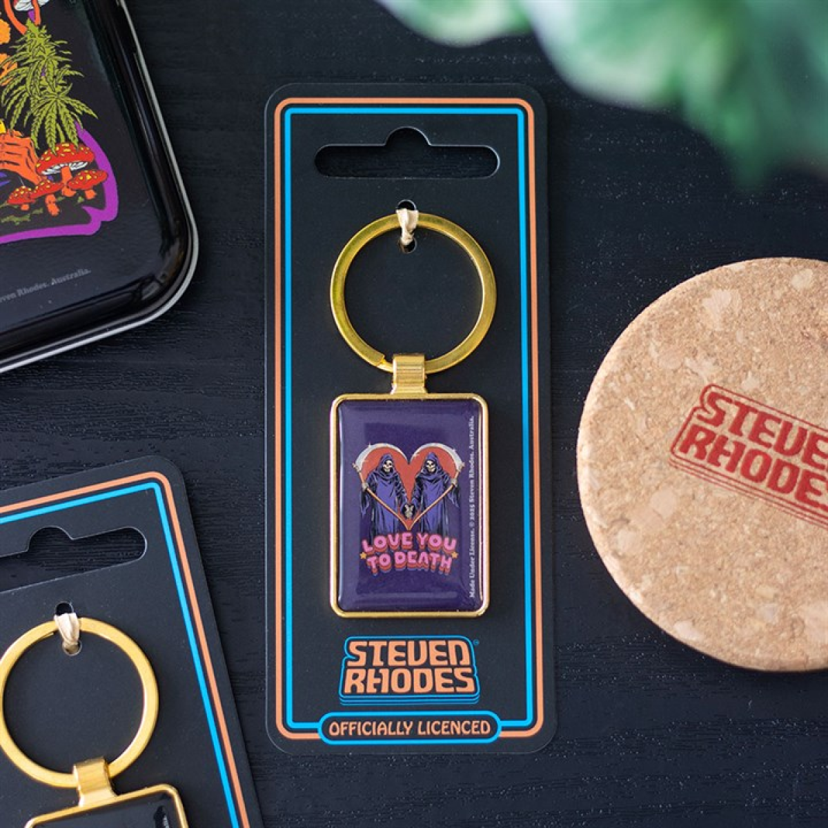 'Love You To Death' Keyring ~ Steven Rhodes