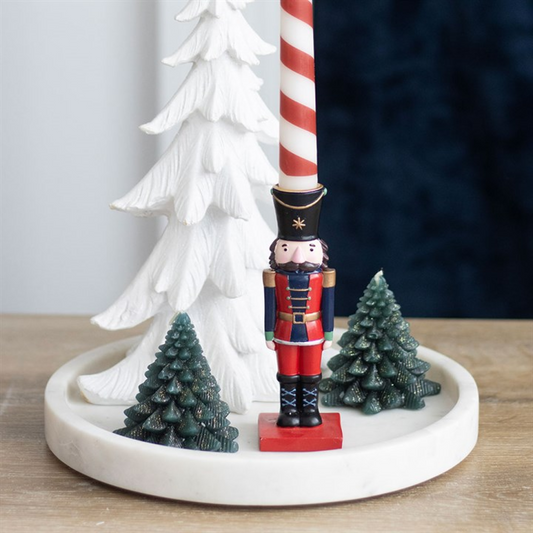 'Nutcracker' Candle Holder with Taper Candle