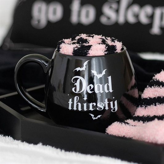 'Dead Thirsty' Mug and Socks Gift Set