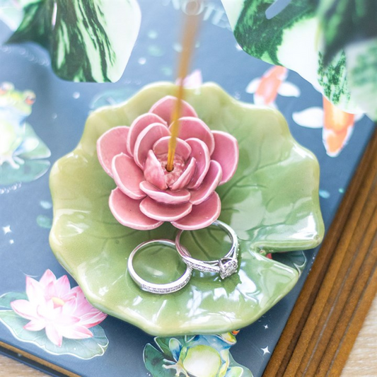 Lily Pad Incense Stick Holder