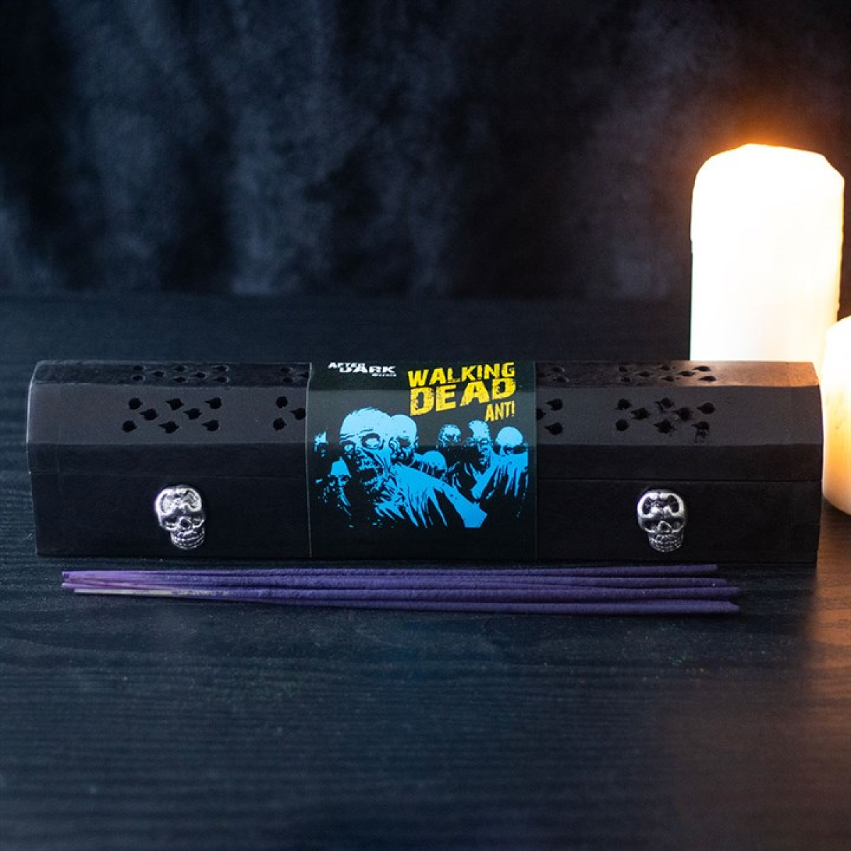 'Walking Dead Anti' Incense Sticks, Holder & Storage Box ~ Gift Set