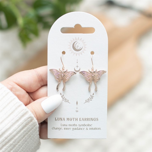 'Luna Moth' Earrings