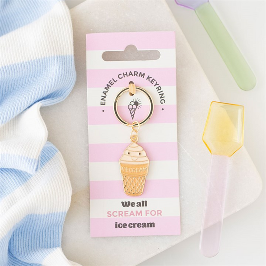 'We All Scream for Ice-cream' Keyring