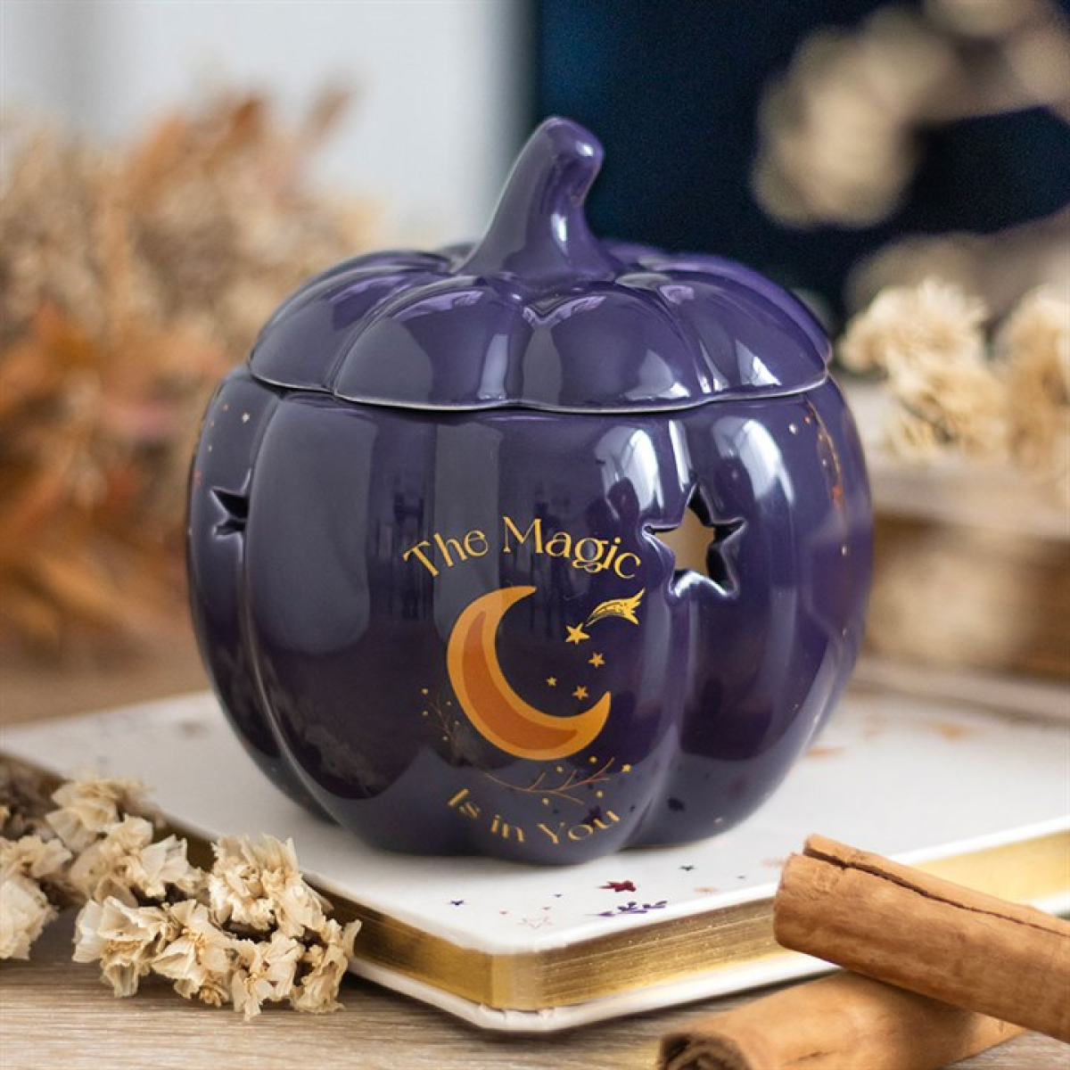 'The Magic Is In You' Pumpkin Wax Melter I Oil Burner